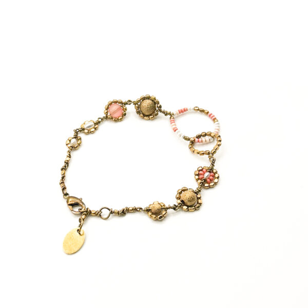 Flamingo Pearl Bracelet